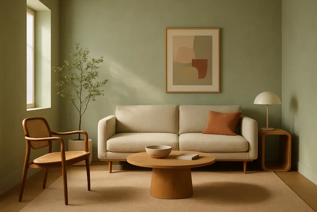 Mariage réussi entre déco vintage et contemporaine